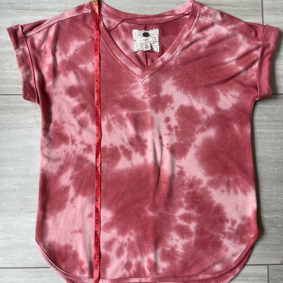 Cupio Tops - Cupio Tie Dye Blush Pink Tee – Women’s M Cozy Fit